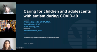 Caring for Children and Adolescents with Autism During COVID 19